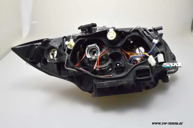 Angel Eye Scheinwerfer 1er BMW E87 E88 E81 E82 04-11 High LED Standlichtringe black