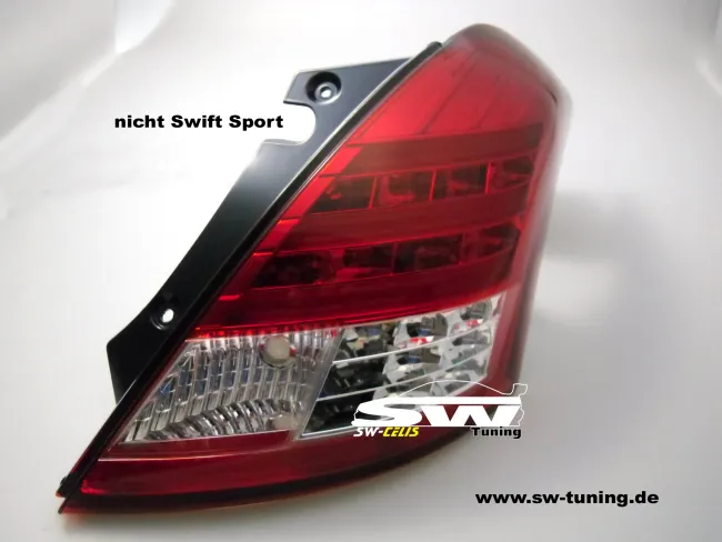 SW-Celi LED Rückleuchten passend für Suzuki Swift Typ FZ/NZ 10-16 red/clear