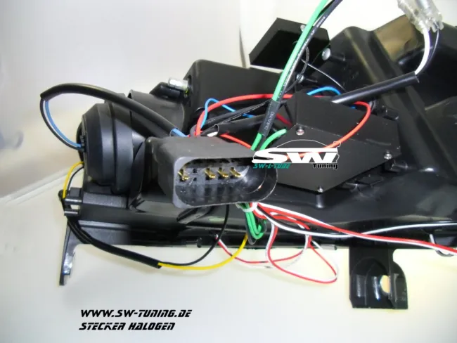 SW-LTube headlights suitable for Audi A6 4F 04-08 Lighttube black