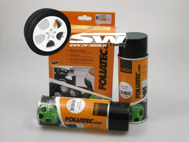 Felgenfolie / Sprühfolie Foliatec Weiß glänzend 2x400ml 56,19EUR/1l