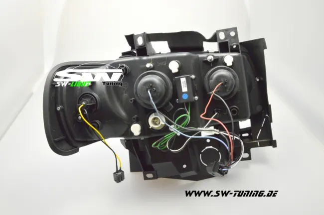 SWLight headlights VW T4 96-03 LED parking light chrome