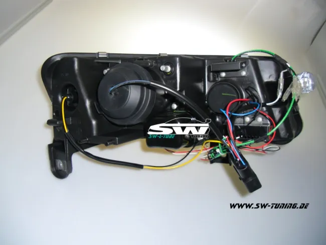 SW-LTube Scheinwerfer passend für Audi A6 4F 04-08 LED Lighttube chrome