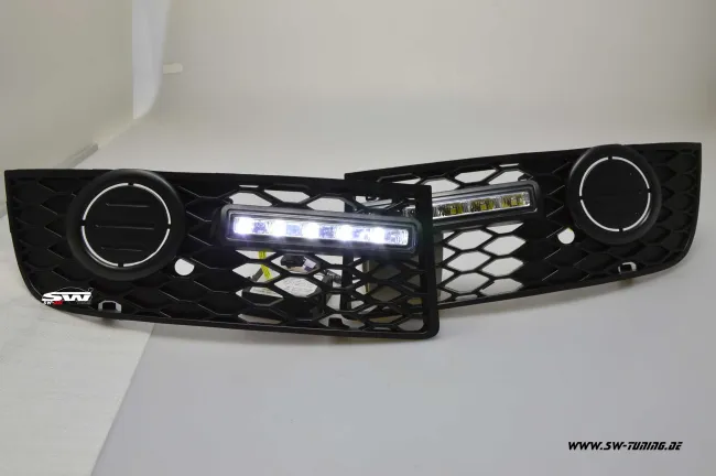 led daytime running light for Audi A4 B6 8E S-Line 2001-2004 chrome