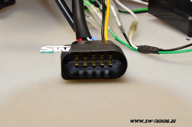 SW-LTube headlights Audi A6 4B FL 01-04 LED Lighttube black