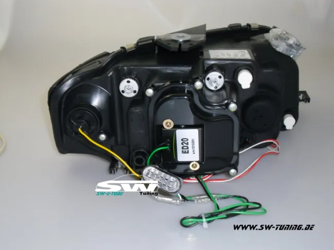 SW-LTube Scheinwerfer passend für Audi A3 8P 03-08 LED Lighttube Standlicht black