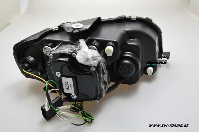 SW-LTube headlights Audi A3 8P 03-08 LED Lighttube positionslight chrome