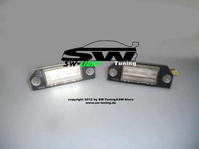 SW- LED Kennzeichenbeleuchtung für Ford Focus Mk2 DA3 / Focus C-Max / 06-08