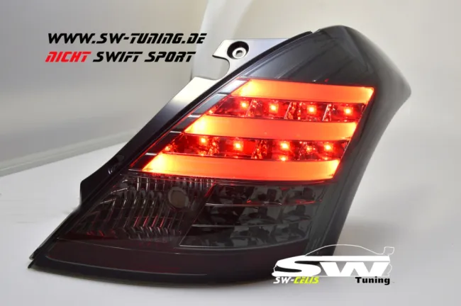 SW-Celi LED Rückleuchten passend für Suzuki Swift Typ FZ/NZ 10-16 smoke