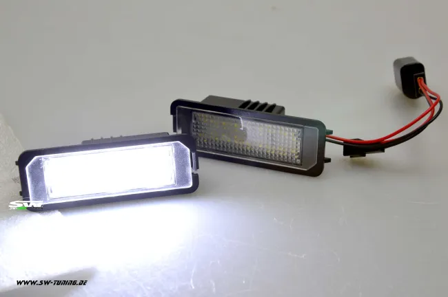SW-Light LED Kennzeichenbeleuchtung für VW Golf IV / Eos / Lupo
