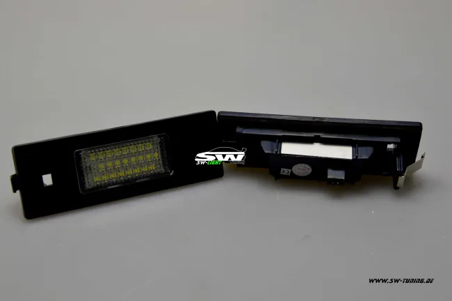 SW-LED Kennzeichenbeleuchtung für BMW E63 E64 E81 E87 E85 E86