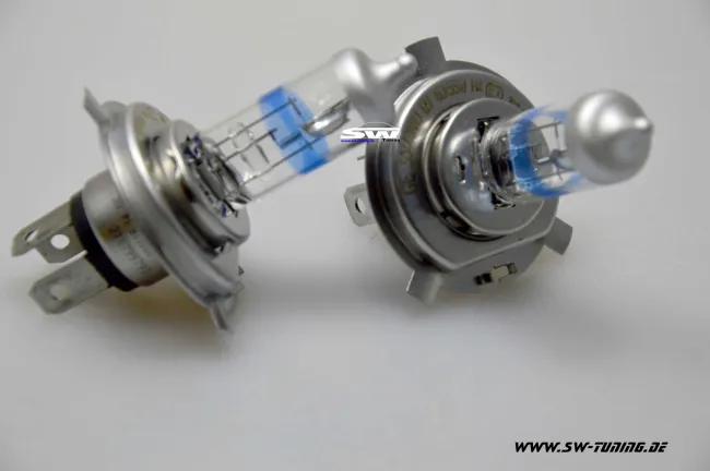 H4 GE MEGALIGHT Ultra 12V/60/55W white (2stk) +200% mehr Licht