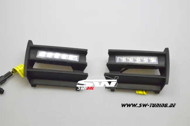 SW-DRL LED Tagfahrlicht für Skoda Octavia 1Z 04-08 chrome