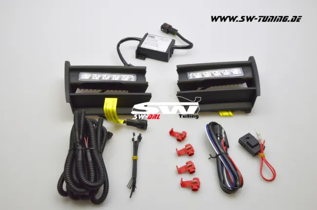 SW-DRL LED Tagfahrlicht für Skoda Octavia 1Z 04-08 chrome