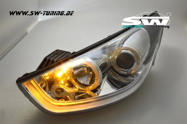 SW-LTube Scheinwerfer Hyundai IX35 LM 09-13 chrome Lighttube Standlicht