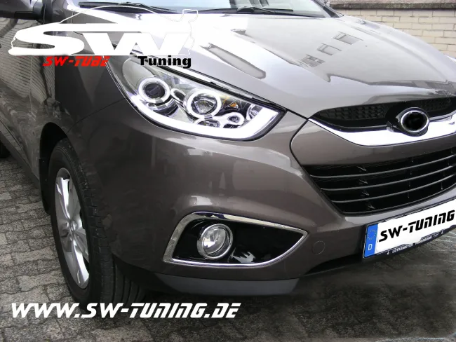 SW-LTube Scheinwerfer Hyundai IX35 LM 09-13 chrome Lighttube Standlicht