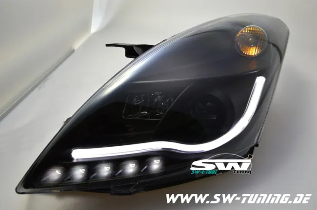 SW-LTube Scheinwerfer Suzuki Swift FZ/NZ 10-16 Black Lighttube Standlicht