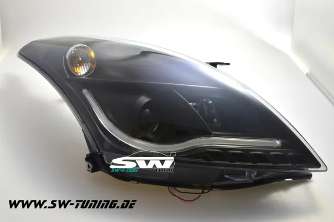 SW-LTube Scheinwerfer Suzuki Swift FZ/NZ 10-16 Black Lighttube Standlicht