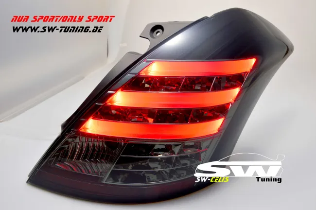 SW-Celi LED Rückleuchten passend für Suzuki Swift SPORT Typ FZ/NZ 10-16 black/smoke