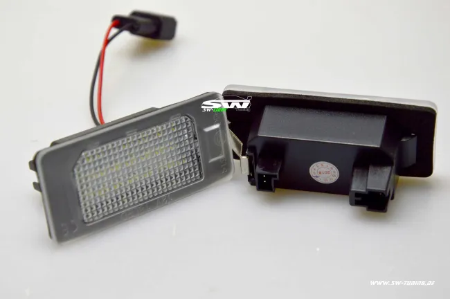 SW-LED Kennzeichenbeleuchtung für BMW E39 E60 E70 E90 uva