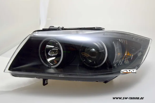 SWCCFL Angel Eye Scheinwerfer BMW 3er E90/91 05-13 CCFL Standlichtringe black