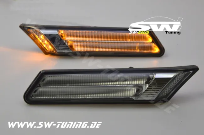 SW-Celis LED Seitenblinker für Porsche 911 997 05-11 Lighttube smoke
