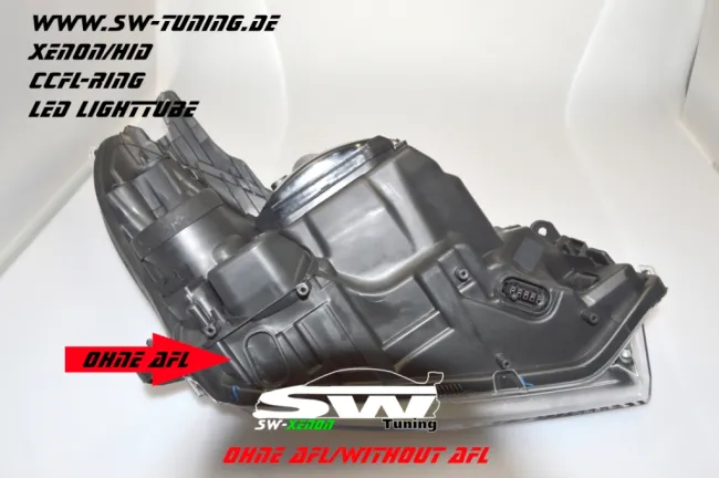 SW-Xenon D2s headlights Opel Astra H 04-11 LED High power halo rim black