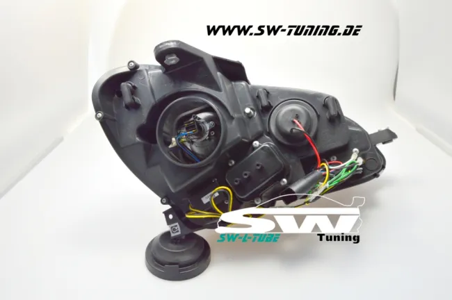 SW-Ltube Scheinwerfer MB C-Klasse W204/S204 Mopf 11-15 LED Blinker Lighttube Black