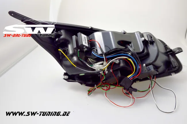 SW-DRLtube Scheinwerfer Opel Insignia 08-13 LED TFL R87 Lighttube black