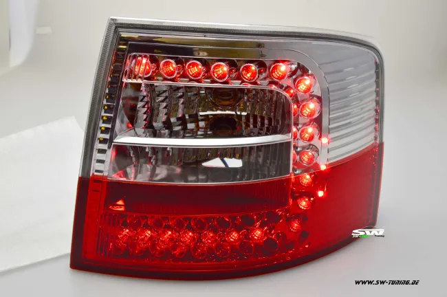 SW-Light LED Rückleuchten passend für Audi A6 4B Avant C5 97-05 red/clear