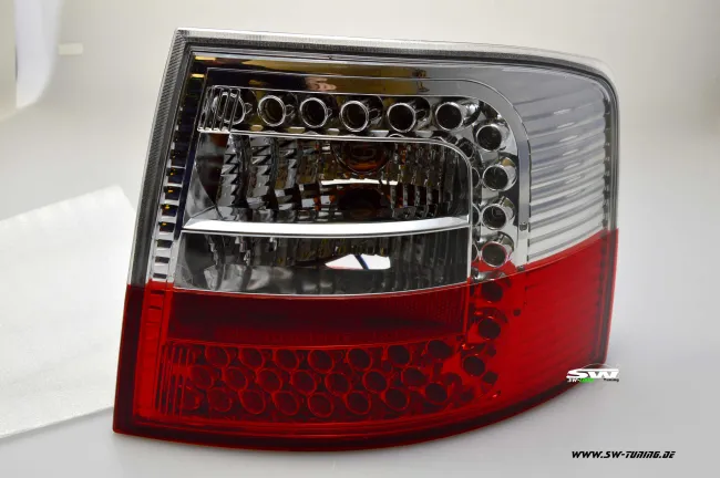 SW-Light LED Rückleuchten passend für Audi A6 4B Avant C5 97-05 red/clear