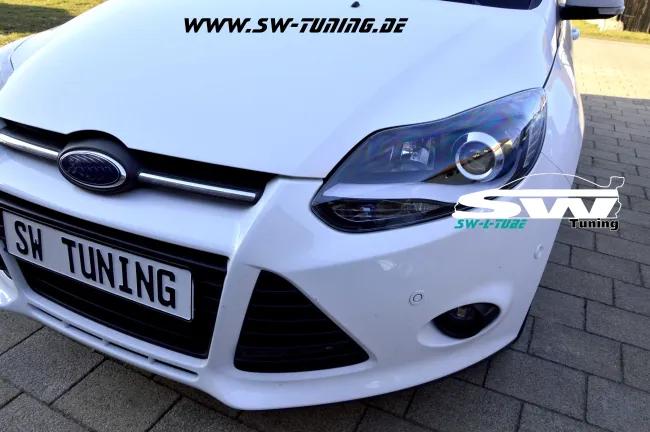 SW-LTube Scheinwerfer passend für Ford Focus Mk3 CB8 11-14 LED Lighttube-Standlicht black