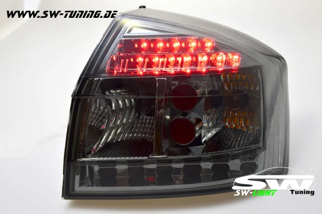 SW-Light LED Rückleuchten passend für Audi A4 B6 8E Limousine 01-04 smoke