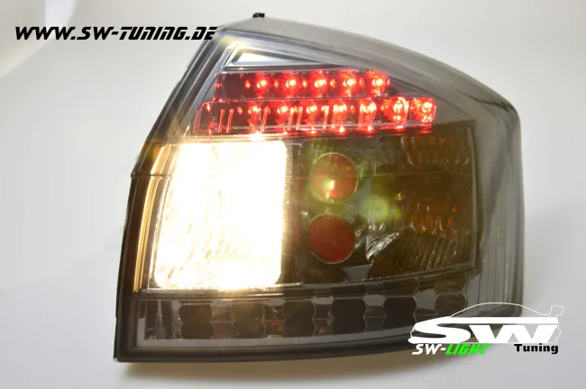 SW-Light LED Rückleuchten passend für Audi A4 B6 8E Limousine 01-04 smoke