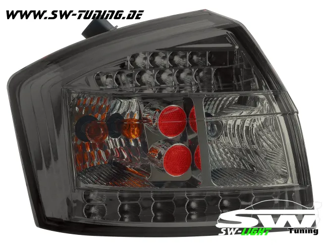 SW-Light LED Rückleuchten passend für Audi A4 B6 8E Limousine 01-04 smoke