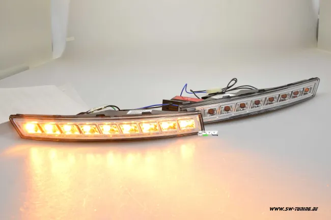 SW-Light LED corner lights for VW Passat 3C B6 2005-2010 chrome