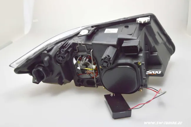 SW-CCFL Angel Eye headlights 3Series BMW E90/E91 05-13 CCFL- helo rims chrome