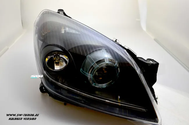SW Angel Eye Scheinwerfer Opel Astra H 04-11 High LED Lighttube Ring black