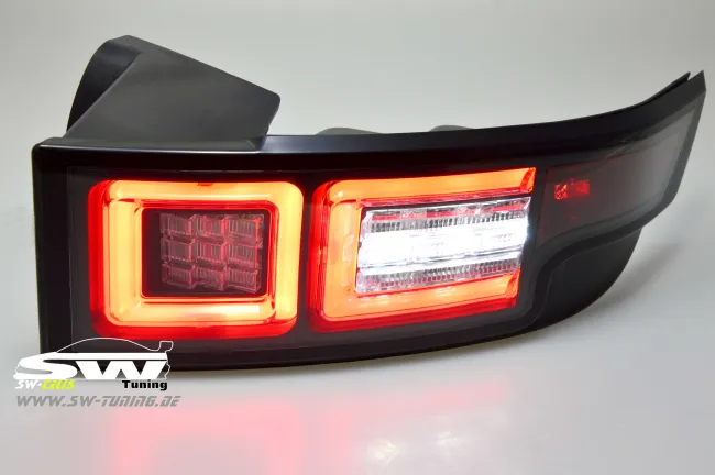 SW-Celis LED Rückleuchten Range Rover Evoque 11-18 Typ L538 Black/clear Lightbar