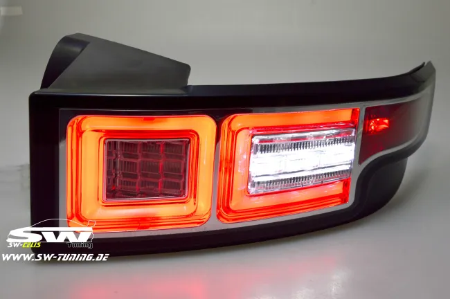 SW-Celis LED Rückleuchten Range Rover Evoque 11-18 Typ L538 Chrom/Black Lightbar