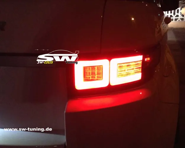 SW-Celis LED Rückleuchten Range Rover Evoque 11-18 Typ L538 Chrom/Black Lightbar