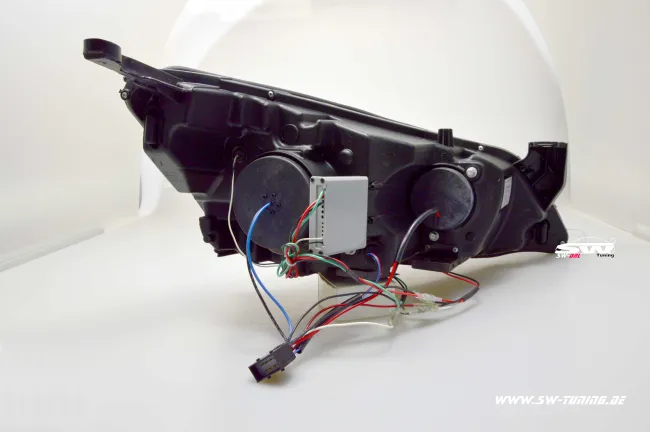 SW-DRL Scheinwerfer Opel Astra J 09-12 5Türer LED Tagfahrlicht R87 chrom