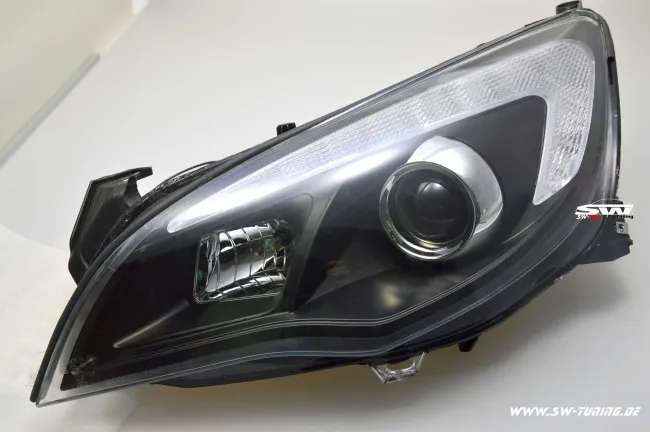 SW-DRL headlights Opel Astra J 09-12 5Doors LED DRL R87 black