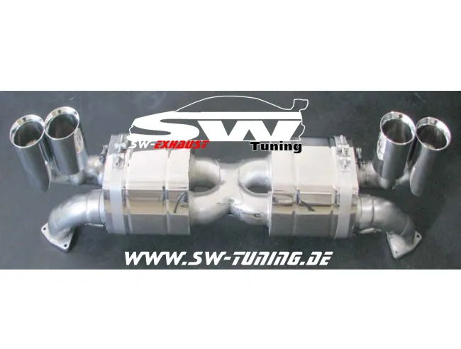SW-Exhaust Edelstahl Sport Endschalldämpfer für Porsche 911 Carrera/S 991 C2/C4 11-15