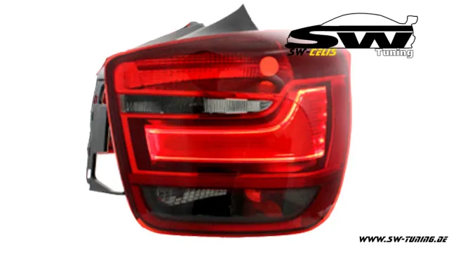 SW-Celis LED Rückleuchten BMW 1er F20 F21 11-15 red/smoke Lightbar