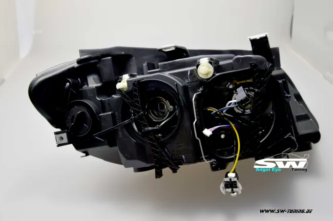 Angel Eye Scheinwerfer für BMW X1 E84 09-12 High LED Standlichtringe black (Auslaufmodel)