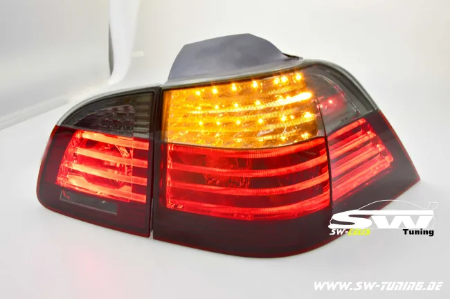 SW-Celi LED taillights suitable for 5Series BMW E61 Touring 04-10 red/smoke also LCI