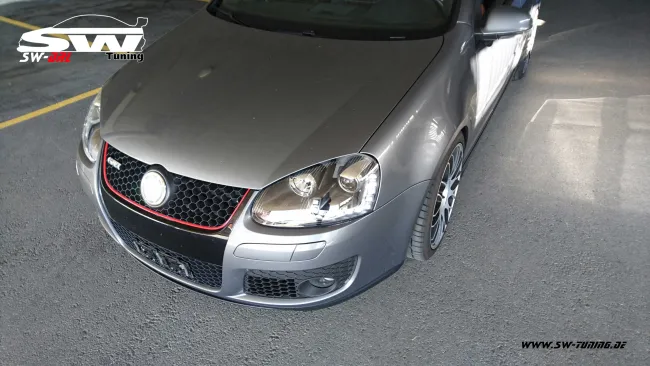 SW-DRL headlights for VW Golf V 03-09 LED DRL R87 black