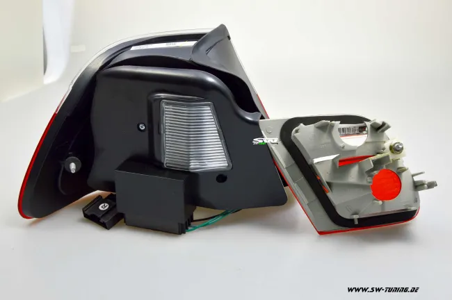 SW-Light LED taillights for 3Series BMW E46 Cabrio Convertable 00-05 red/crystal 4parts