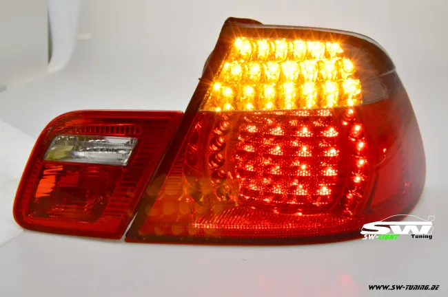 SW-Light LED Rückleuchten für 3er BMW E46 Cabrio 00-05 red/smoke 4teilig