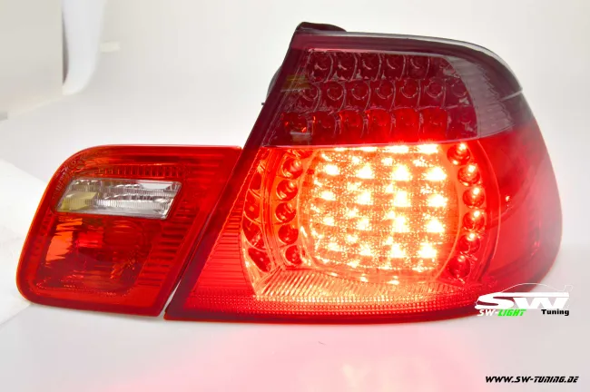 SW-Light LED Rückleuchten für 3er BMW E46 Cabrio 00-05 red/smoke 4teilig